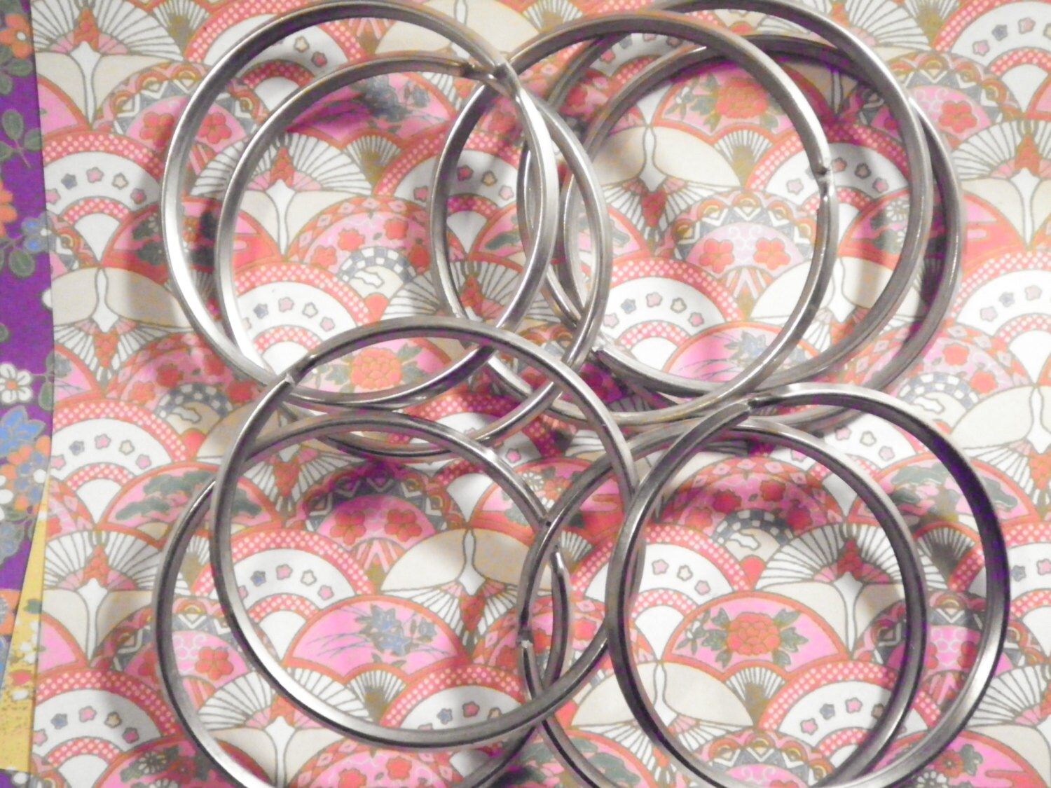 6 Versilberte 60mm Oder 2-1/4" Schlüsselanhänger 6 Versilberte 60mm Oder 2-1/4" Schlüsselanhänger von epicvintagejewelry