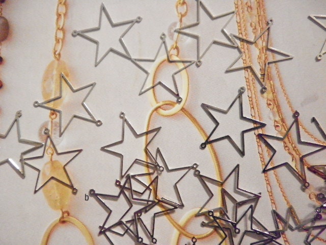 72 Versilbert 1 "Stern Stecker Anhänger 72 Versilbert 1 "Stern Stecker Anhänger von epicvintagejewelry