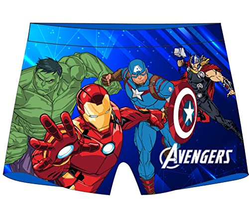 Marvel Avengers Spiderman Jungen Badeshorts Badeanzug Boxershorts Badehose Schnelltrocknend Atmungsaktiv 104/110 116/122 128/134 Grösse (as3, Numeric, Numeric_104, Numeric_110, Regular, Blau) von eplusm