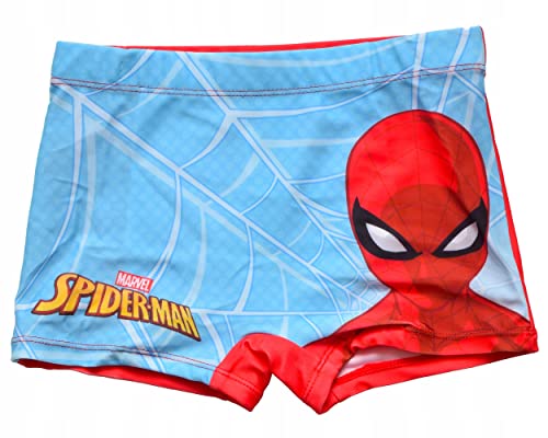 Marvel Avengers Spiderman Jungen Badeshorts Badeanzug Boxershorts Badehose Schnelltrocknend Atmungsaktiv 104/110 116/122 128/134 Grösse (as3, Numeric, Numeric_116, Numeric_122, Regular, Rot) von eplusm