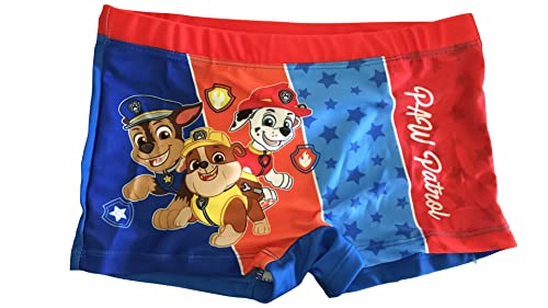 Paw Patrol Badeboxer in verschiedenen Designs (122-128, rot/blau) von eplusm