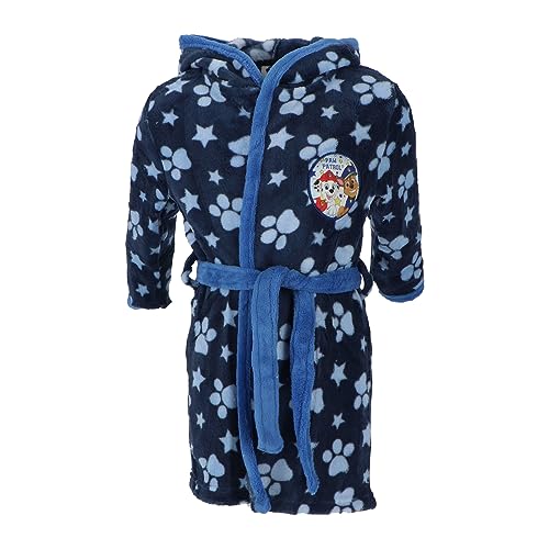 Paw Patrol Kinder Jungen Bademantel Kapuzen Robe Coral Fleece warm Flauschig Hausanzug Geschenk B 98cm von eplusm