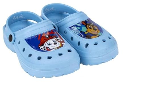 Paw-Patrol Spiderman Kinder Pantoletten Sommer Gartenschuhe Leicht Sandalen Bequeme Hausschuhe rutschfest (Blau, EU Schuhgrößensystem, Kleinkind, Herren, Numerisch (von/bis), M, 28, 29) von eplusm