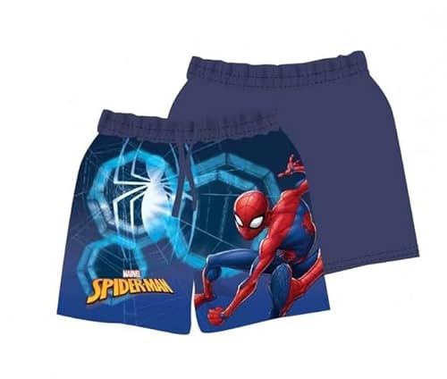 Spiderman Jungen Badehose Badeshorts Schwimmhose, Fast trocken Badeboxer Kinder 110-134cm (DE/NL/SE/PL, Numerisch, 134, Regular, Mehrfarbig) von eplusm