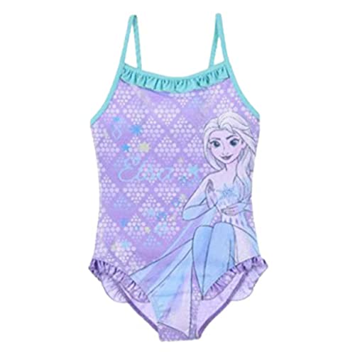 eplusm Mädchen Badeanzug mit Frozen Blau 5 von eplusm
