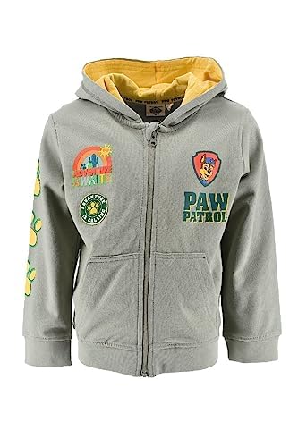 eplusm Paw Patrol Kapuzenpullover Hoodie mit Reißverschluss Jungen Kapuzen Jacke Chase und Marshall Winter Sweatshirt Kinder Geschenk (DE/NL/SE/PL, Alter, 3 Jahre, Regular, Gelb) von eplusm