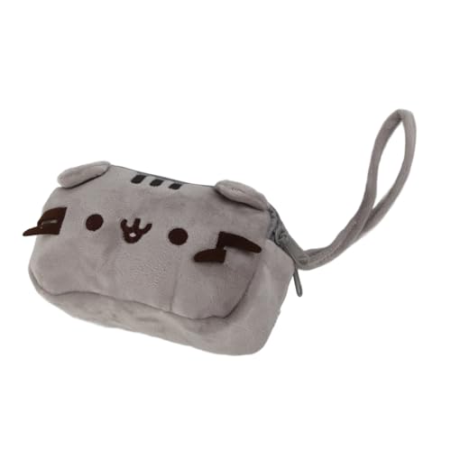 Kleine kosmetische Tasche, weiche Leinwand Make -up -Tasche süße Kätzchen -Toilettenkoffer hängende kosmetische Organisators Reißverschluss für Frauen Reisen Bürogeschenke von equlup