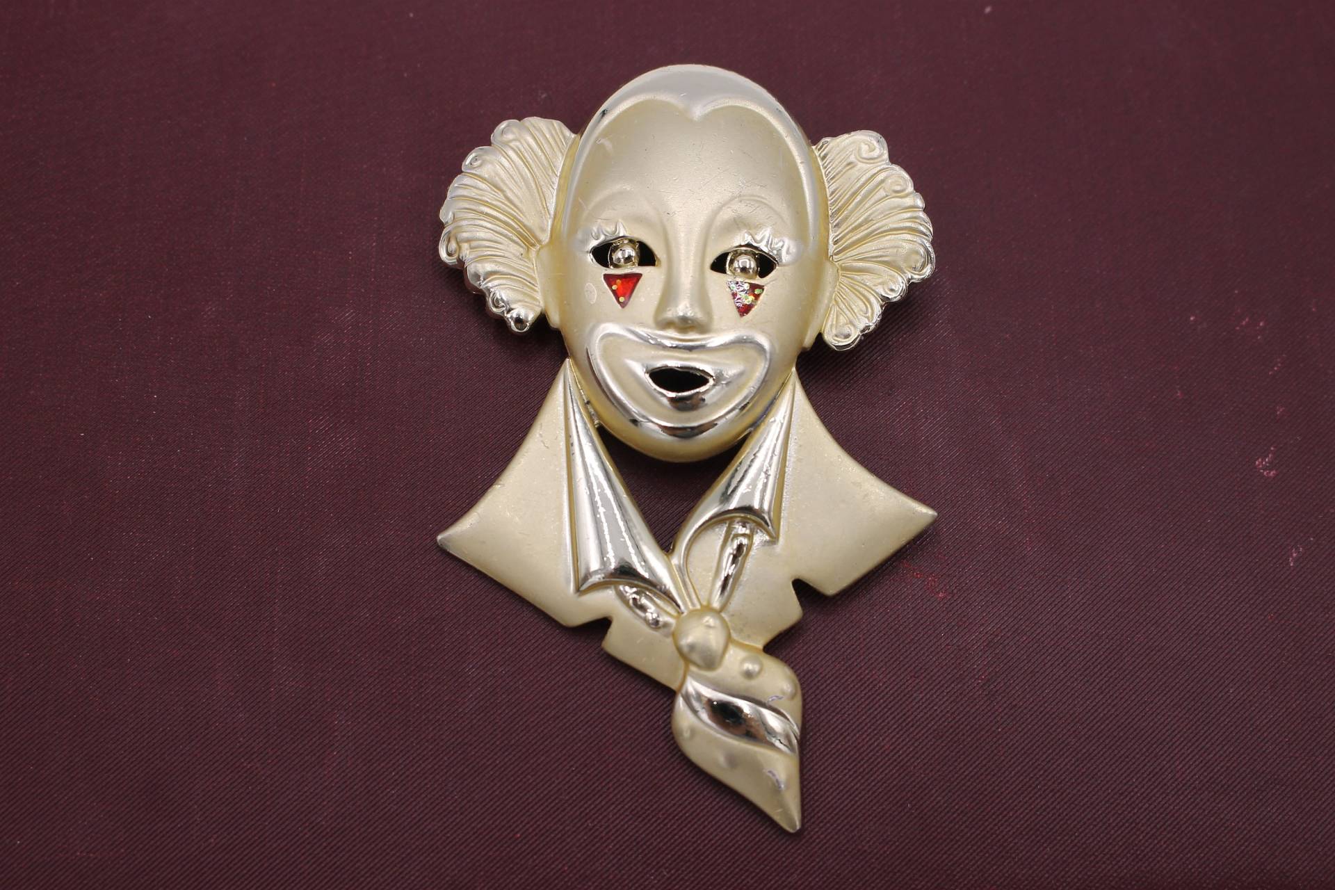Große Vintage 80Er Jahre Clown Kopf Brosche Große Vintage 80Er Jahre Clown Kopf Brosche von ercubed