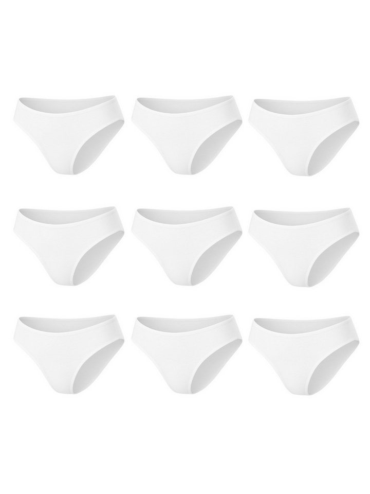 erdem iç giyim Slip Erdem Weiße 9er-Pack Damen-Slips 25029 von erdem iç giyim