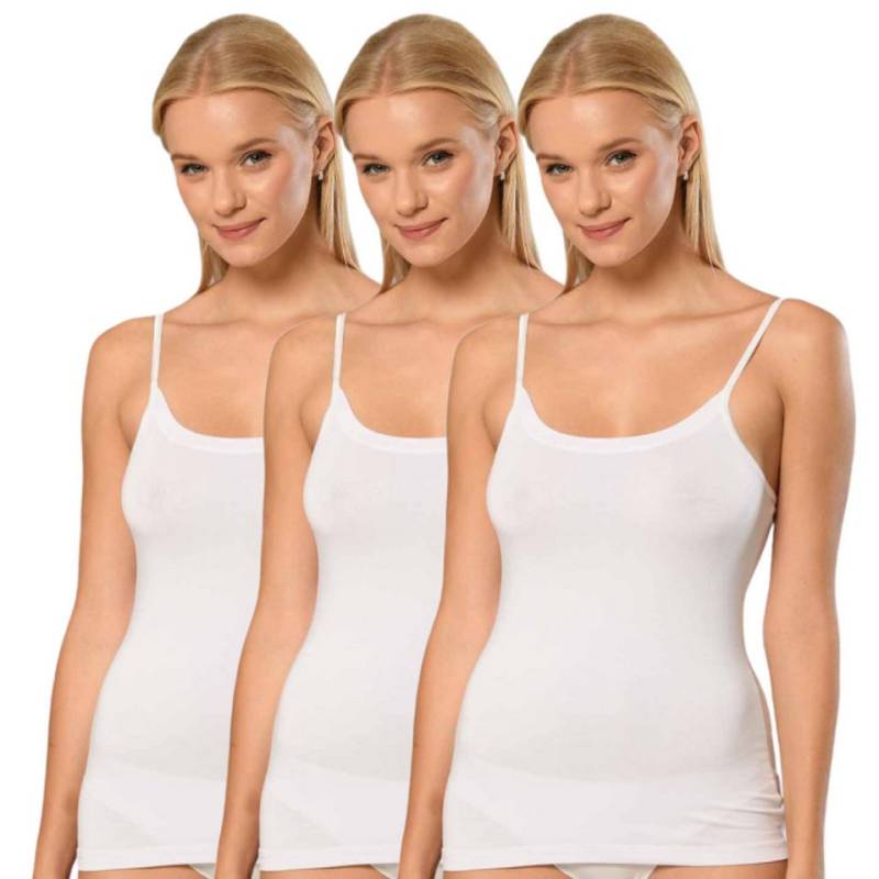 erdem iç giyim Tanktop 3er-Pack Damen Bambus Unterhemden, superdünn, trägerlos, 95% Bambus von erdem iç giyim