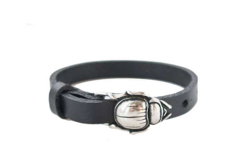 Silber Skarabäus Schnalle Lederarmband Silber Skarabäus Schnalle Lederarmband von ereretsy