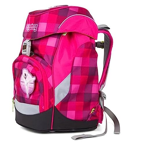 ERGOBAG PrimBear Ballerina Kinder-Rucksack, 35 cm, Lila Karo von ergobag