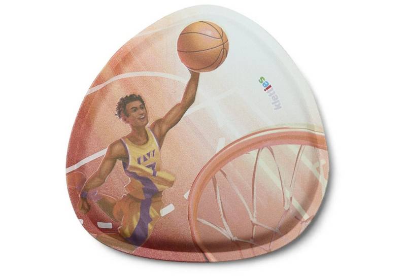 ergobag Kinderrucksack Glow in the Dark Klettie Basketball von ergobag