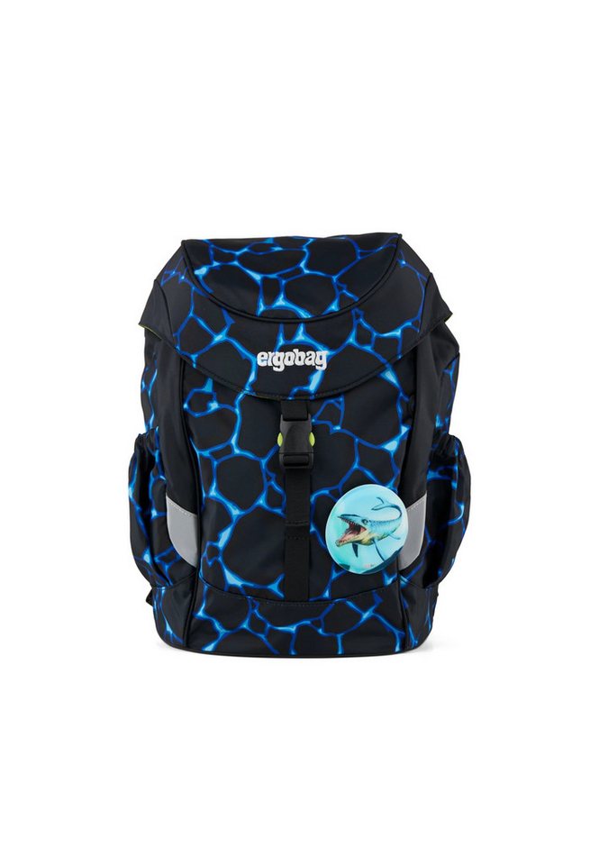 ergobag Kinderrucksack mini, aus 16 recycelten PET-Flaschen (0,5 l) von ergobag