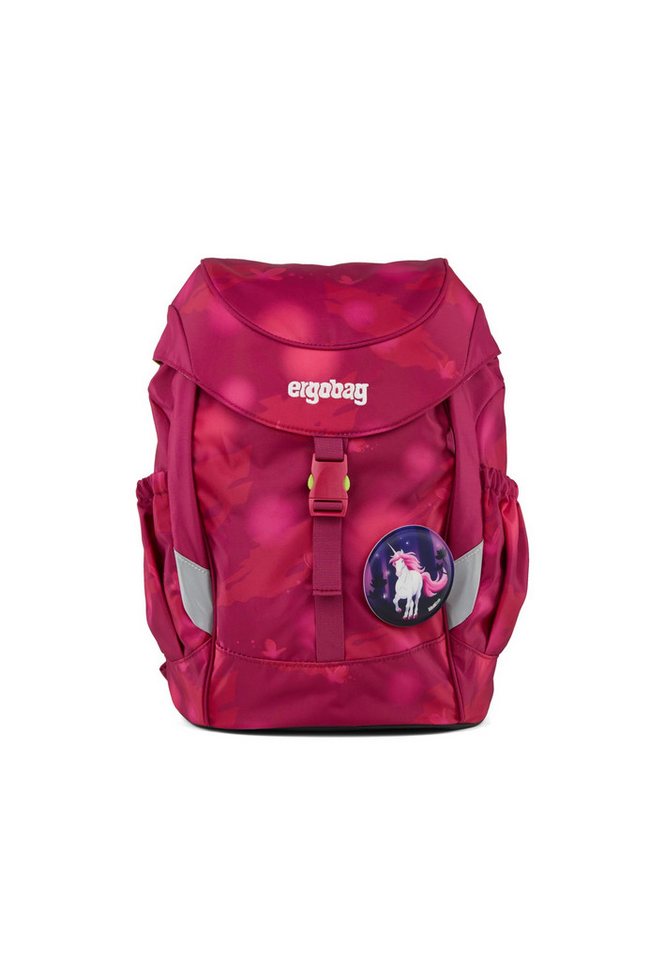 ergobag Kinderrucksack mini, aus 16 recycelten PET-Flaschen (0,5 l) von ergobag