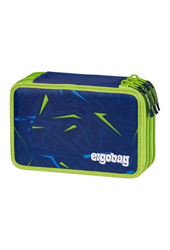 ergobag Maxi Mäppchen Set 40-Teilig, Lyra Bunt- und Filzstifte, Kleingeld Fach, Lineal, Schere von ergobag