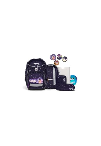 ergobag Pack Set Bundle ergonomischer Schulrucksack Flexibel 7-teilig Set 1. Klasse Grundschule für Mädchen und Jungen von ergobag