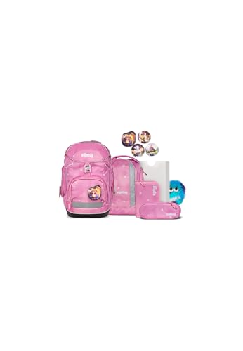 ergobag Pack Set Bundle ergonomischer Schulrucksack Flexibel 7-teilig Set 1. Klasse Grundschule für Mädchen und Jungen von ergobag