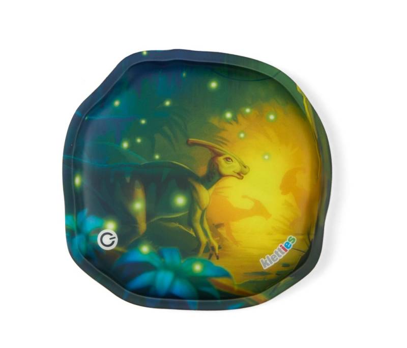 ergobag Schulranzen Blinkie-Klettie Dinosaurier (1 Stück), Klettverschluss, Klettmotiv von ergobag