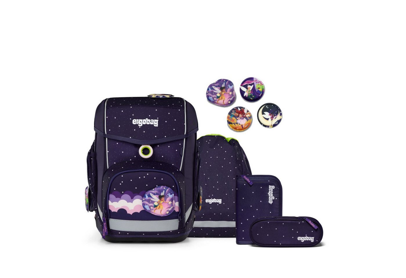 ergobag Schulranzen Cubo Set von ergobag