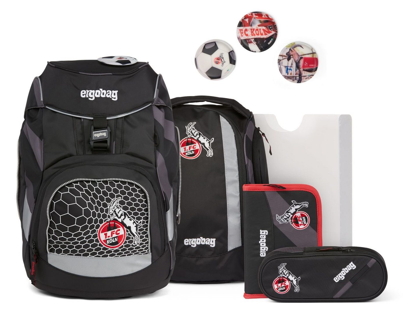 ergobag Schulranzen Eco Hero-Edition (Set, 5-tlg) von ergobag