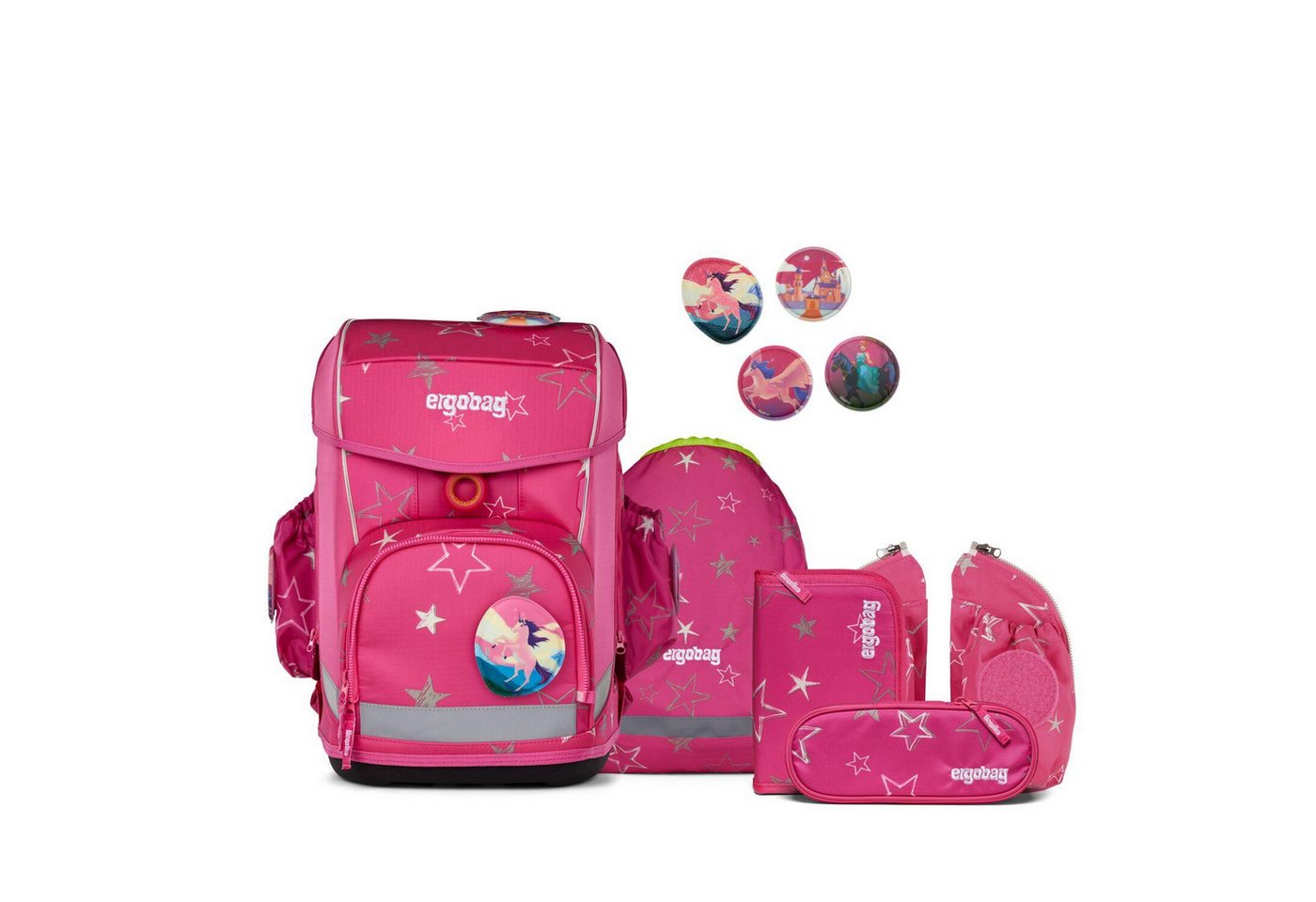 ergobag Schulranzen Ergobag Cubo Light Set SternzauBär von ergobag