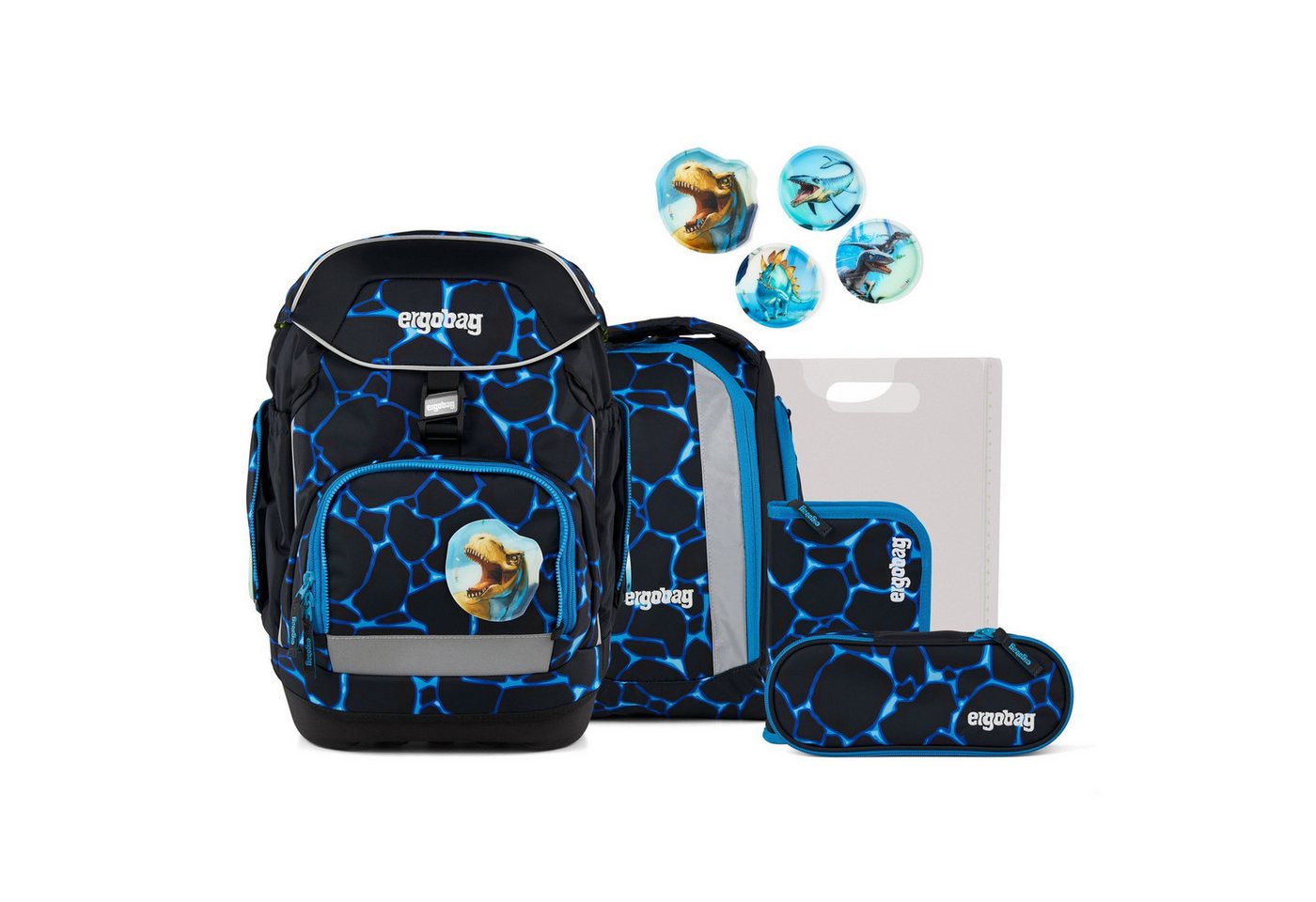 ergobag Schulranzen Pack (6-tlg), Polyester von ergobag