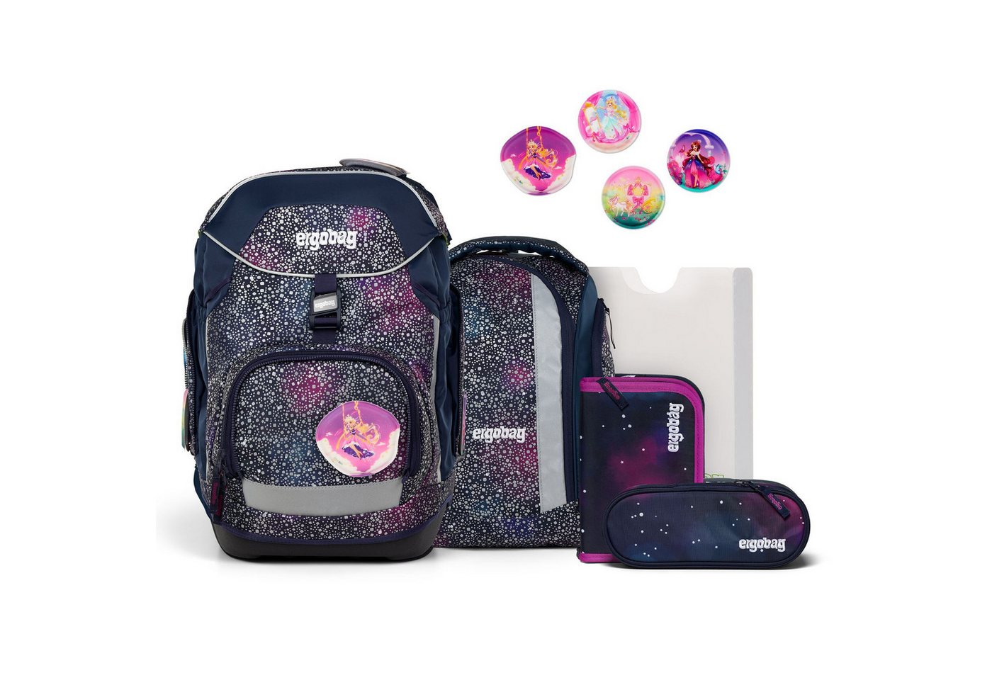 ergobag Schulranzen Pack (6-tlg), Polyester von ergobag