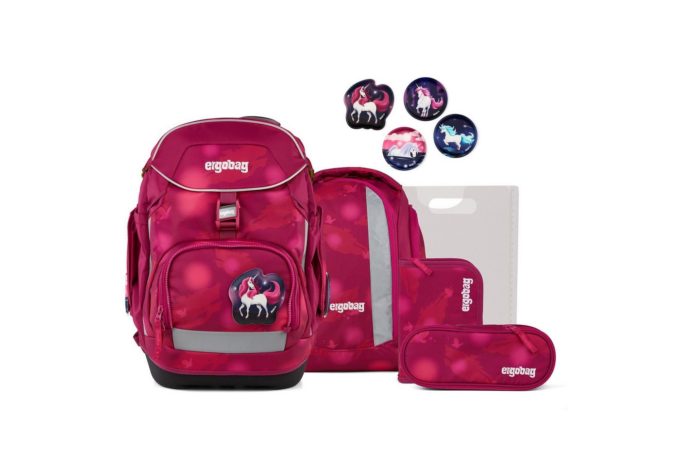 ergobag Schulranzen Pack (6-tlg), Polyester von ergobag