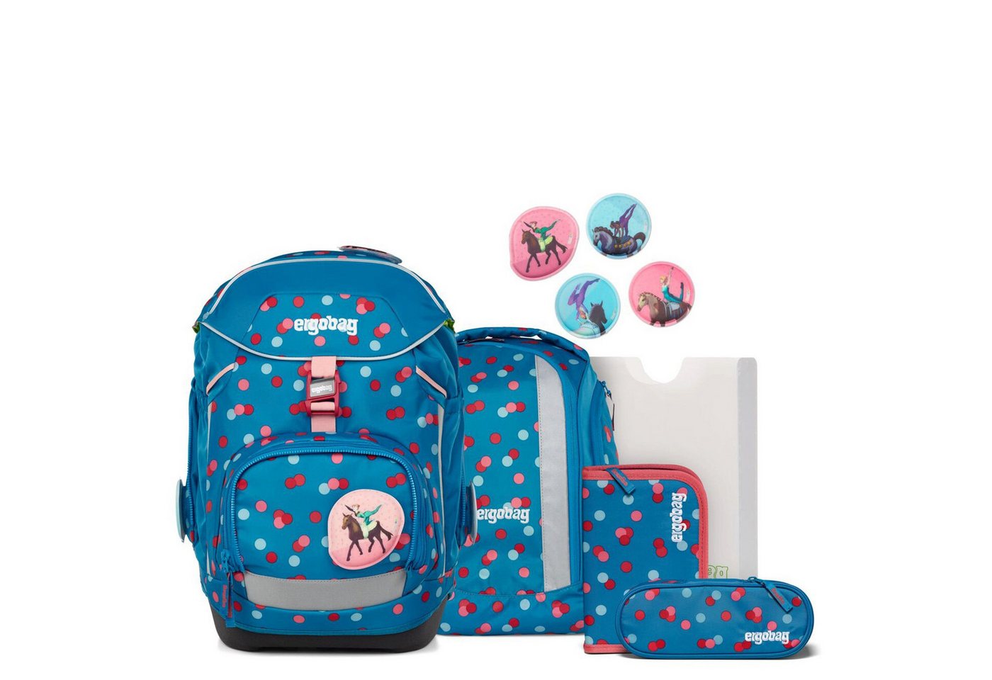 ergobag Schulranzen Pack - Schulrucksack Set 6tlg. Modell 2025 (VoltiBär) von ergobag