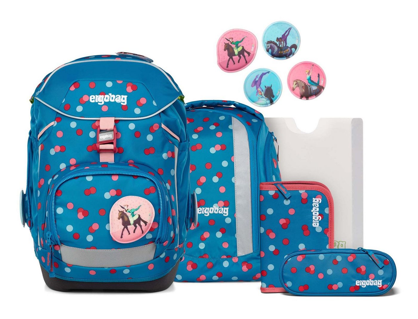 ergobag Schulranzen Pack-Set 6-teilig (Set, 5-tlg) von ergobag