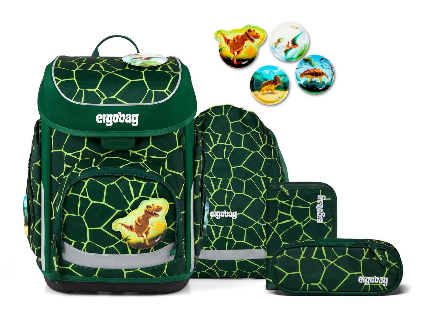 ergobag Schulranzen Set 5-teilig (Set, 5-tlg) von ergobag