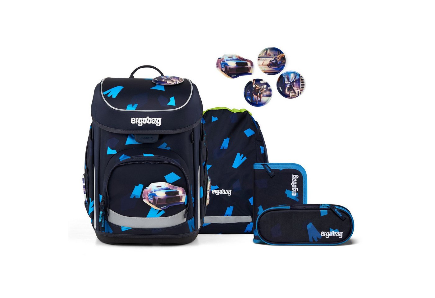 ergobag Schulranzen cubo (5-tlg), Polyester von ergobag