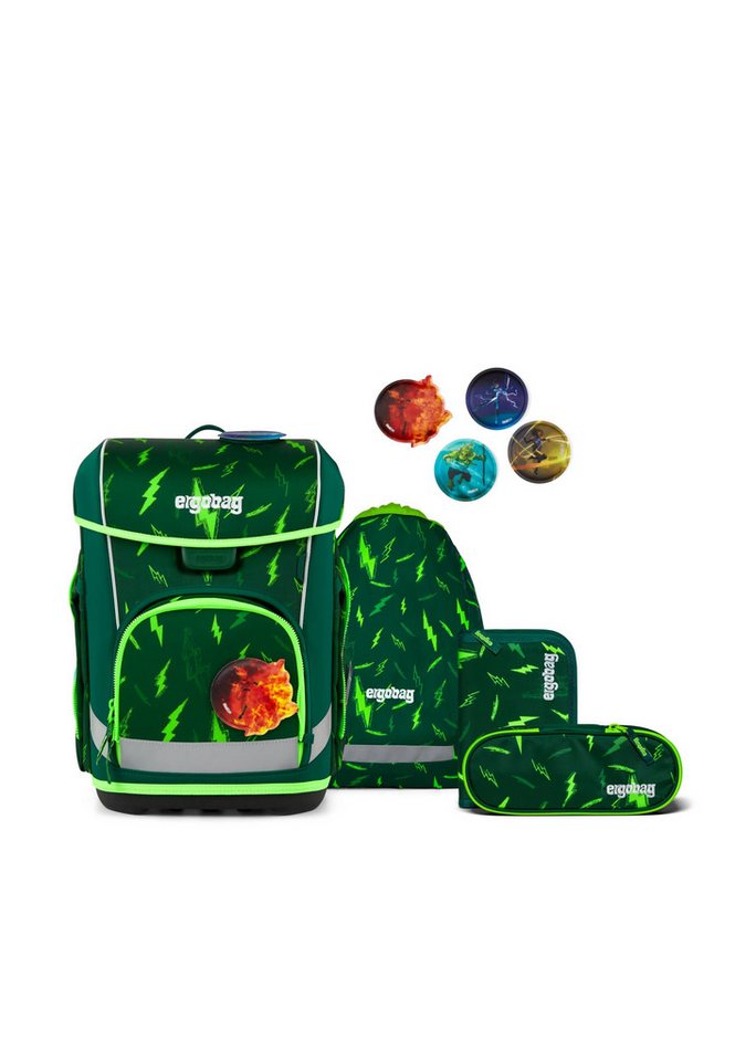 ergobag Schulranzen cubo light Set (6-tlg., 5-teiliges Set) von ergobag