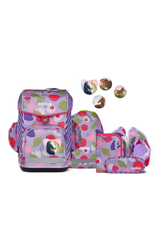 ergobag Schulranzen cubo light Set (6-tlg., 5-teiliges Set) von ergobag