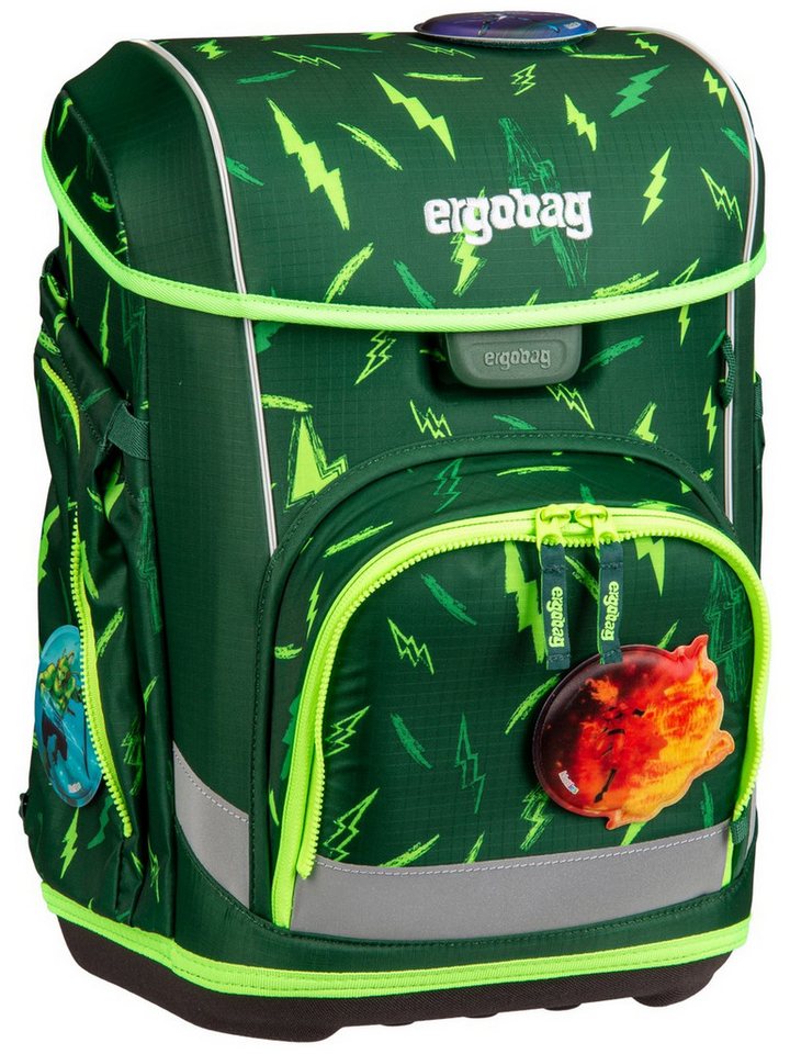 ergobag Schulranzen cubo light Set COLOR FLASH von ergobag