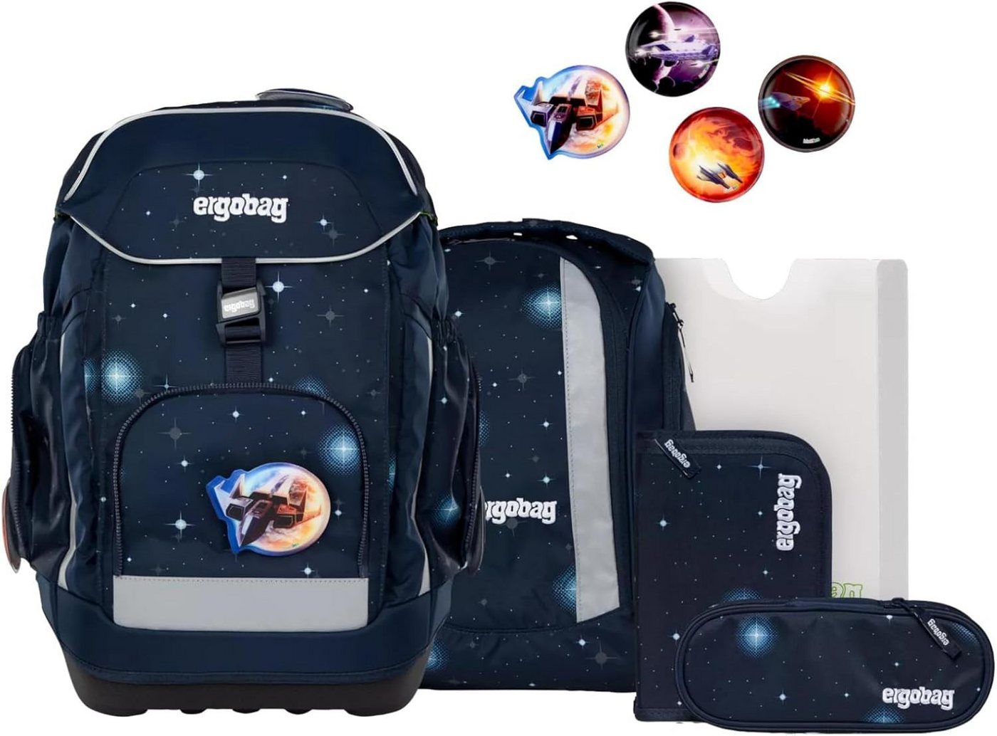 ergobag Schulranzen ergobag 01299-900L9-10 KoBärnikus Maxi Set von ergobag