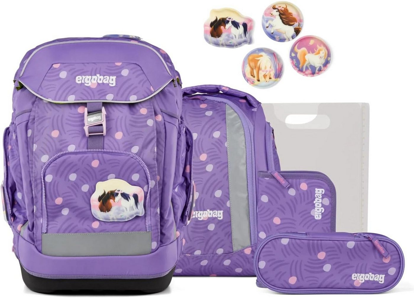 ergobag Schulranzen ergobag 01299-90396-10 PonyBäradies maxi von ergobag
