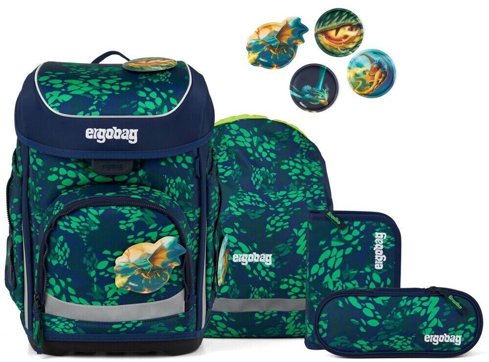 ergobag Schulranzen ergobag 01510-90391-10 DrachenbezwingBär cubo von ergobag