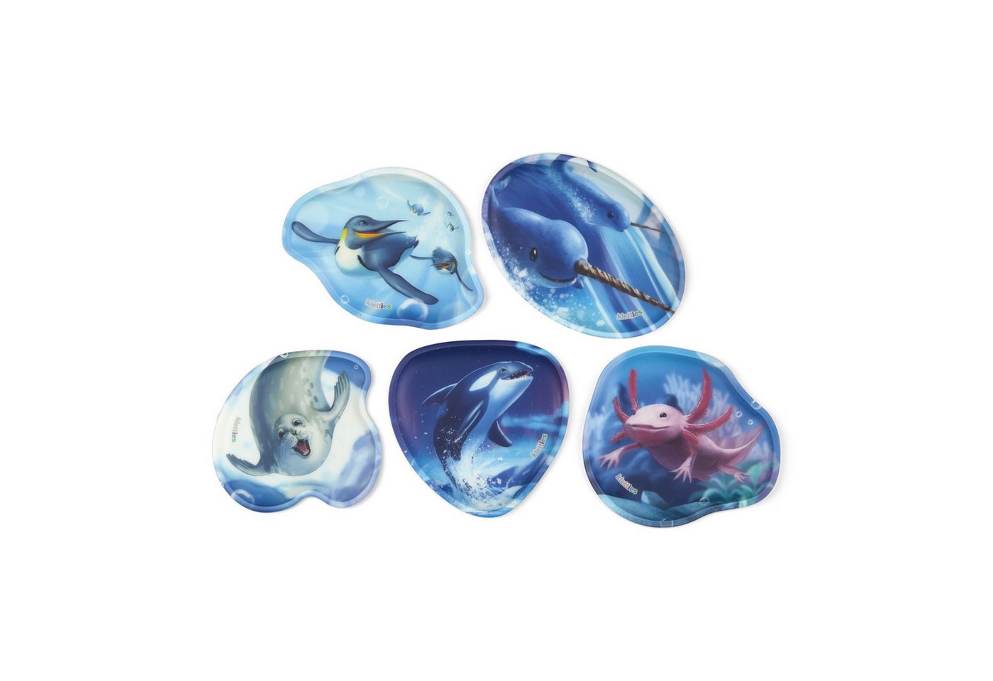 ergobag Schulranzen ergobag Contour Kletties-Set Unterwasser von ergobag