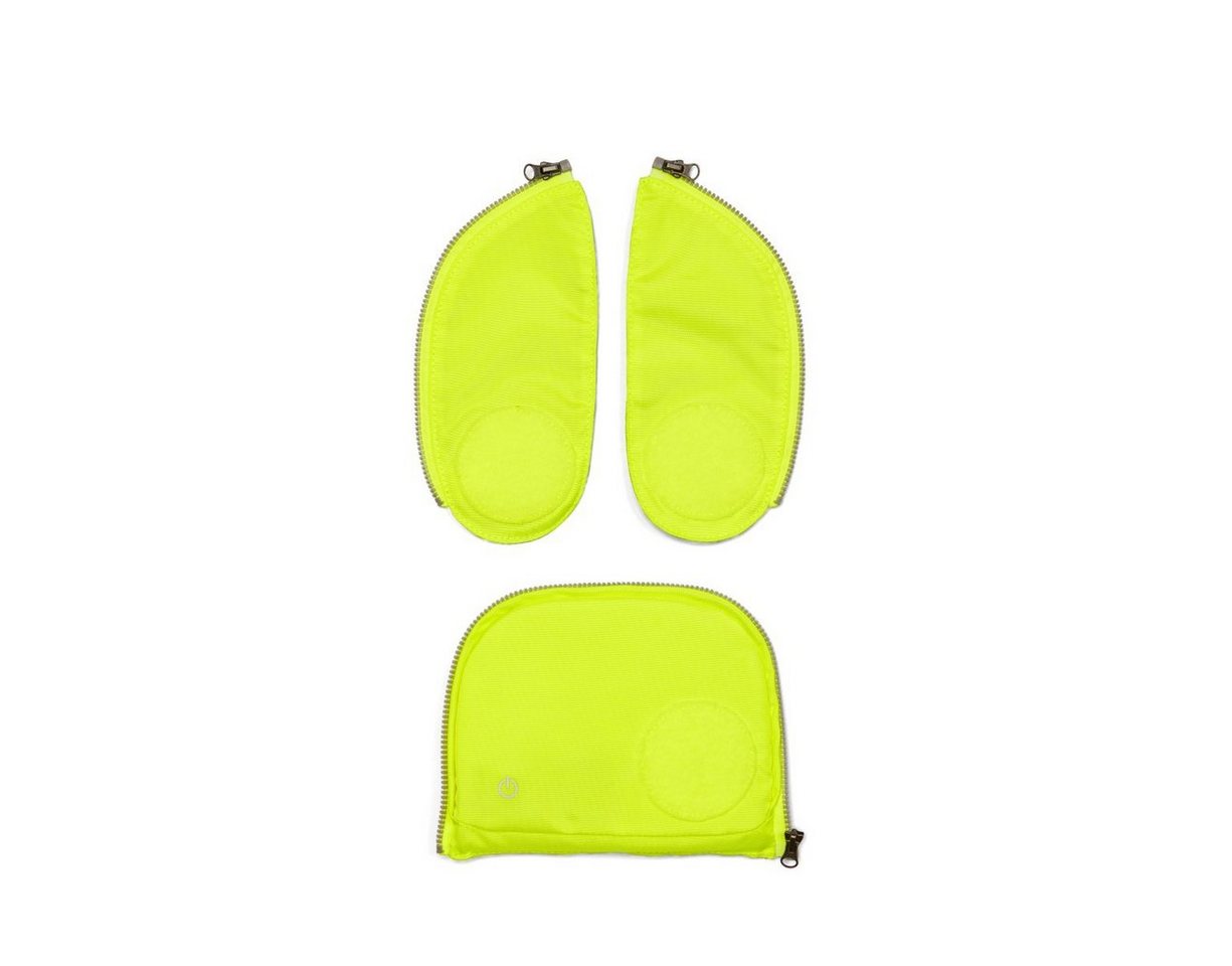 ergobag Schulranzen ergobag Fluo LED Zip Set Gelb von ergobag