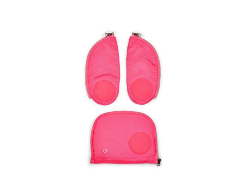 ergobag Schulranzen ergobag Fluo LED Zip Set Pink von ergobag