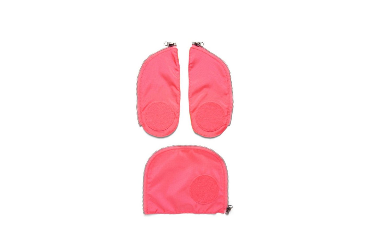 ergobag Schulranzen ergobag Fluo Zip-Set Pink von ergobag