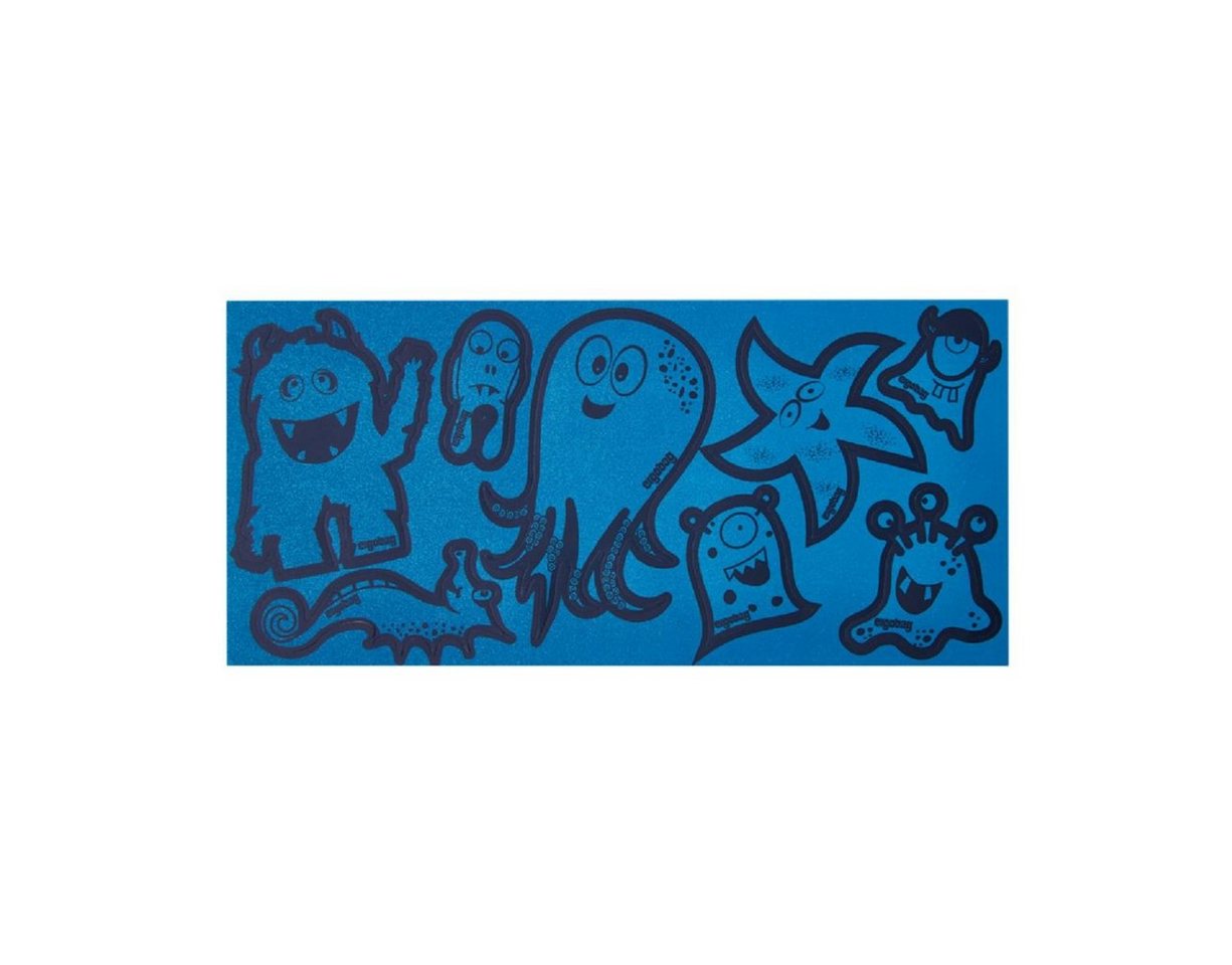 ergobag Schulranzen ergobag Sticker Reflexie-Sticker Set Monster Blau von ergobag