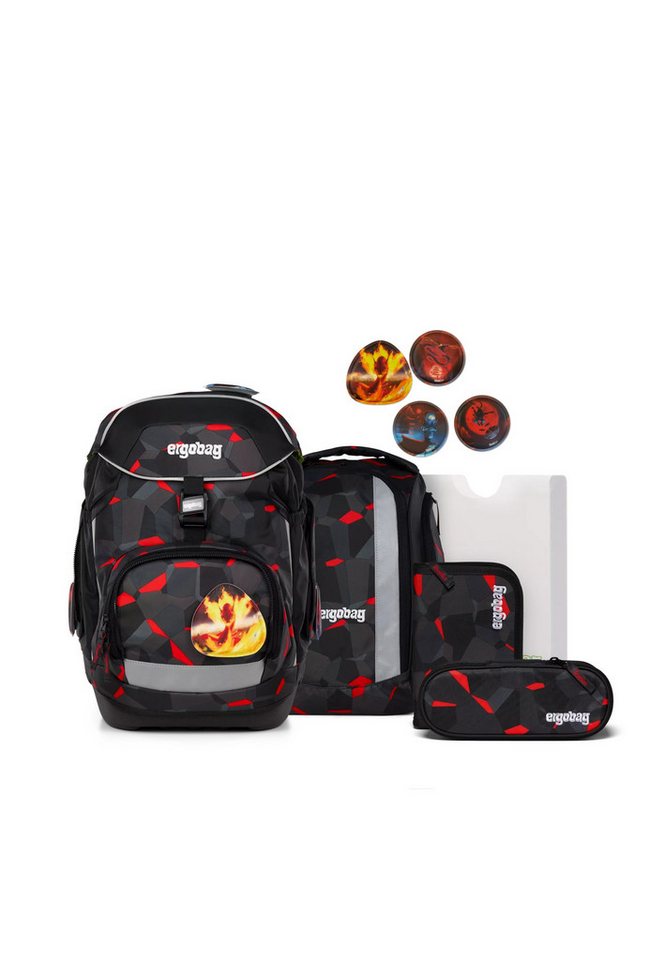 ergobag Schulranzen pack Set (6-tlg., 6-teiliges Set) von ergobag