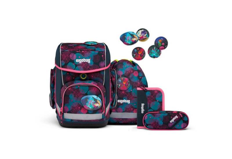 ergobag Schulranzen cubo Schulranzen Set 5-tlg. KorallBär 2024 von ergobag