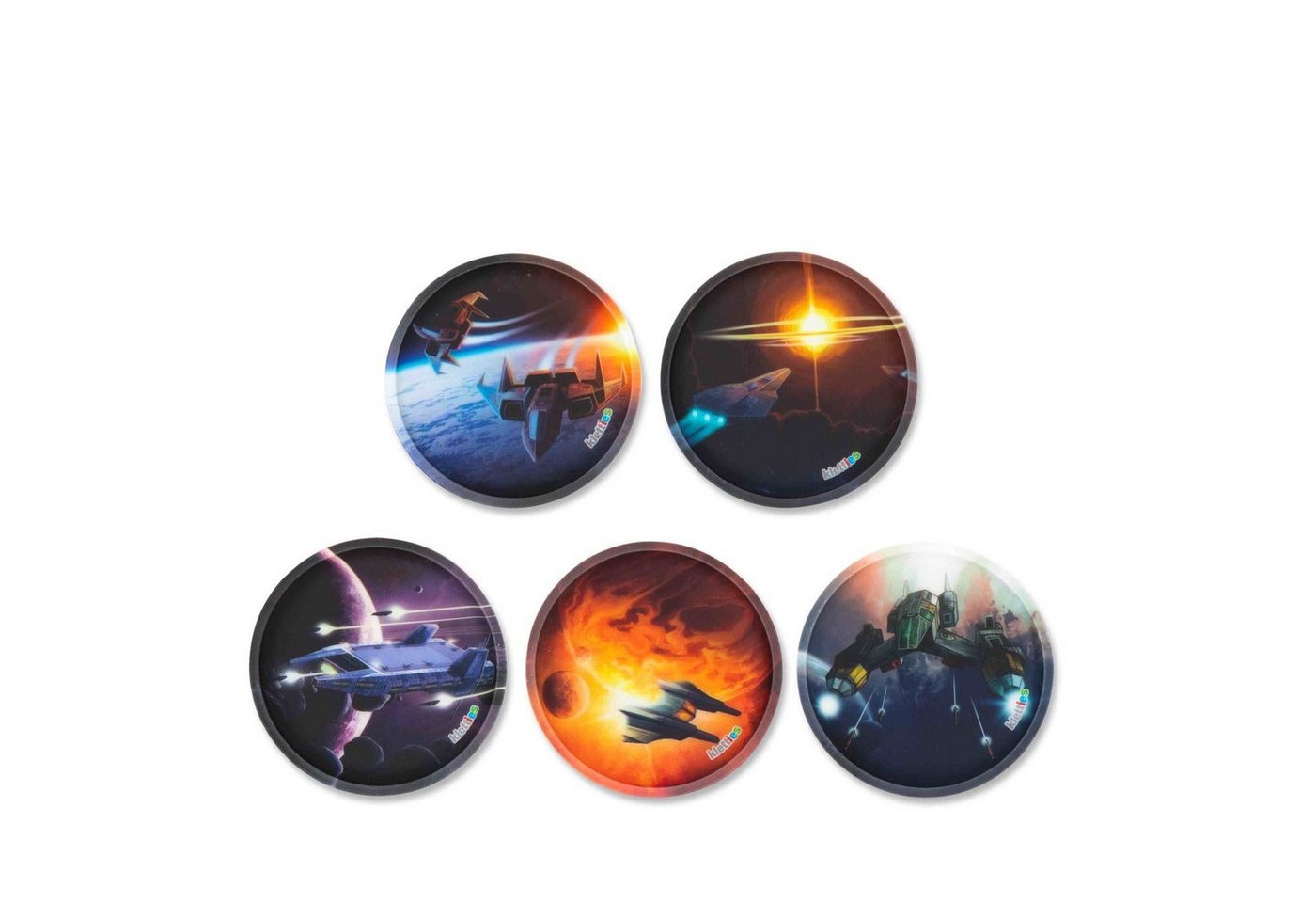 ergobag Schulrucksack ergobag Kletties-Set Weltall von ergobag