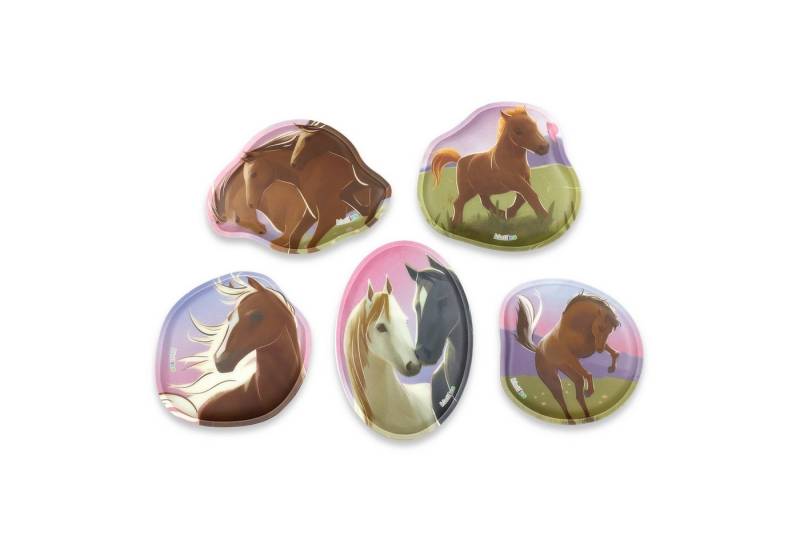 ergobag Schulrucksack ergobag Kontur Kletties-Set Pferdeglück von ergobag