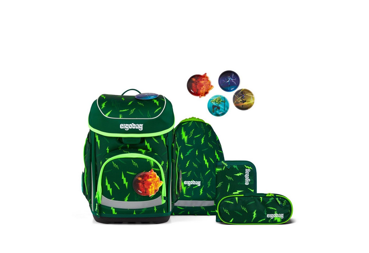 ergobag Schulrucksack ergobag cubo Schulranzen-Set Bärtastisch von ergobag