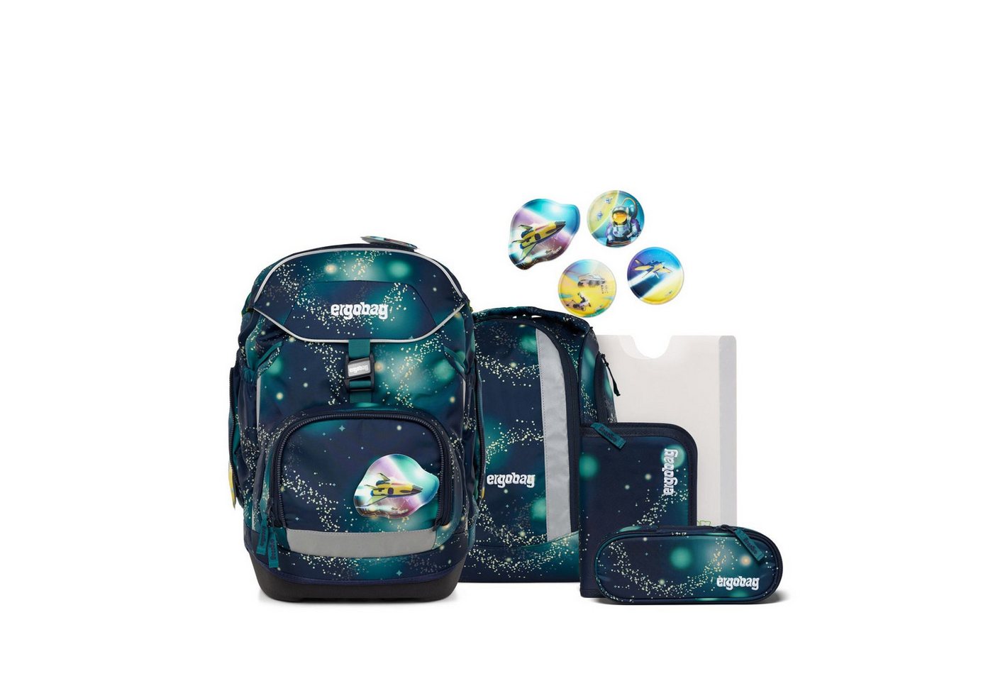 ergobag Schulrucksack ergobag pack Schulrucksack-Set RaumfahrBär ergobag Schulrucksack ergobag pack Schulrucksack-Set RaumfahrBär von ergobag